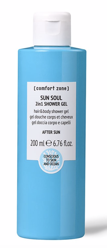 Se Comfort Zone Sun Soul 2IN1 Shower Gel 200ml hos Skinworld.dk